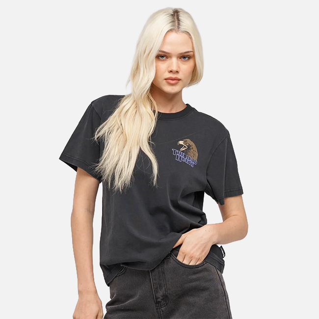The Mad Hueys Bad To The Bone Tee - Washed Black