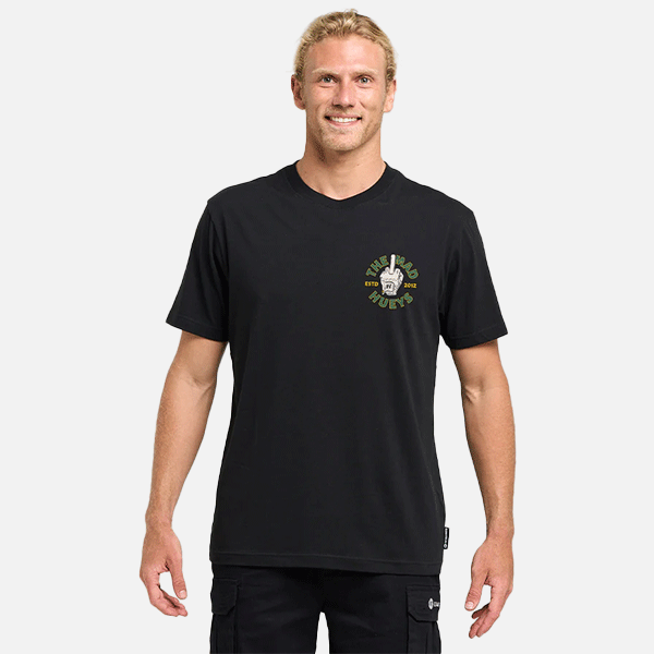 The Mad Hueys Birdie Tee - Black