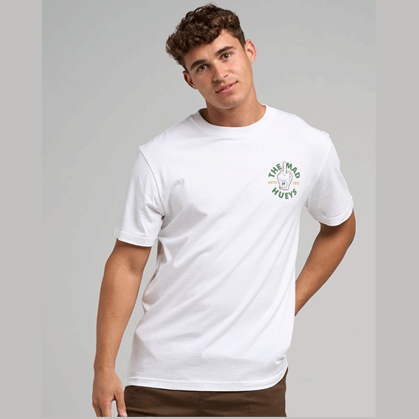 The Mad Hueys Birdie Tee - White