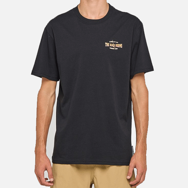 The Mad Hueys Caught FK All Skull Tee - Black