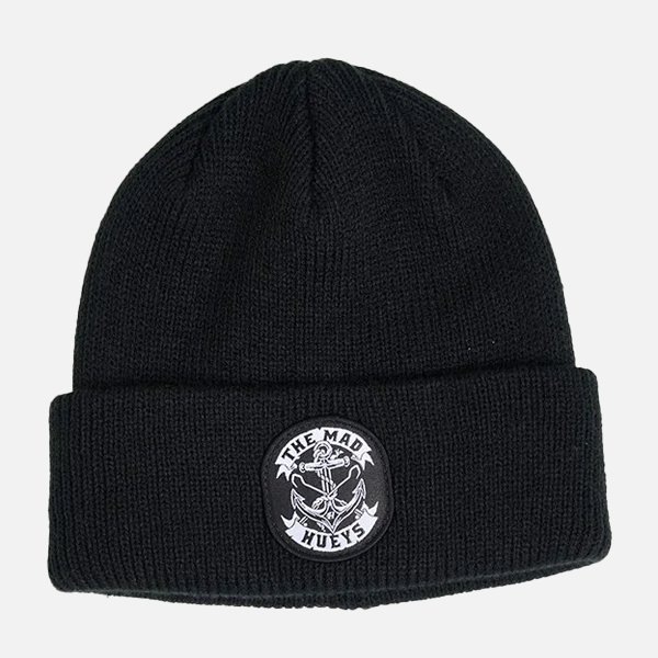 The Mad Hueys Drop Anchor Beanie - Black