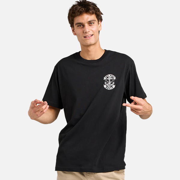 The Mad Hueys Drop Anchor Tee - Black