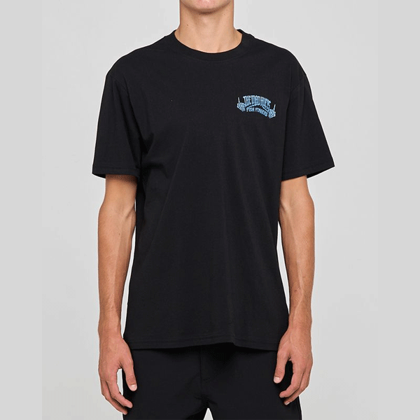 The Mad Hueys Fish Fingers Tee - Black