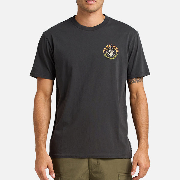 The Mad Hueys Fk Off Im Fishing Tee - Vintage Black