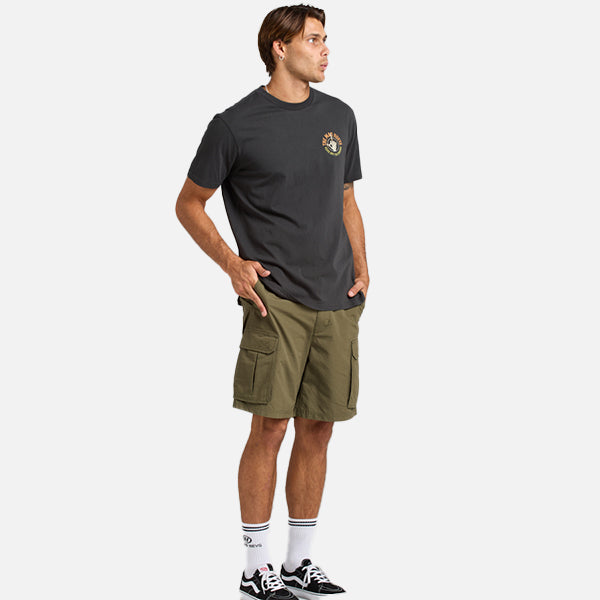 The Mad Hueys Fk Off Im Fishing Tee - Vintage Black