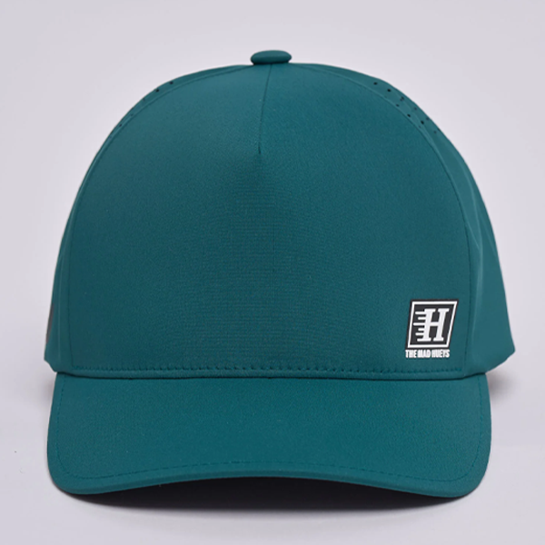 The Mad Hueys Parallel Hueys Flex Fit Delta Cap - Pine Green