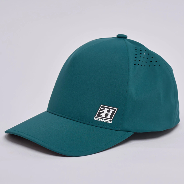 The Mad Hueys Parallel Hueys Flex Fit Delta Cap - Pine Green