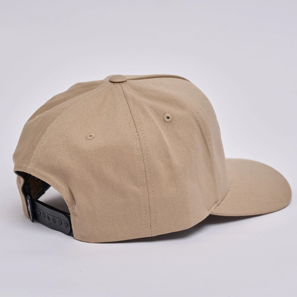 The Mad Hueys Shield FK Off Twill Snapback - Tan