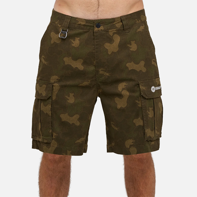 The Mad Hueys Snagged Camo 20' Cargo Short - Native Camo
