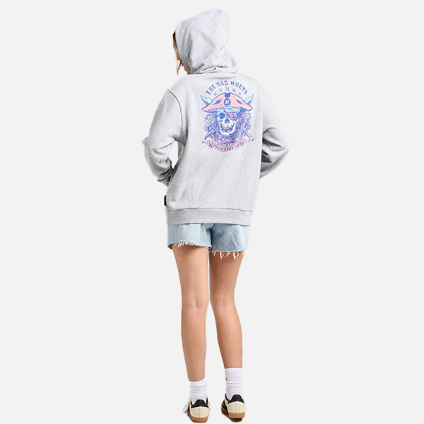 The Mad Hueys Star Pirates Life Hood - Grey Marle