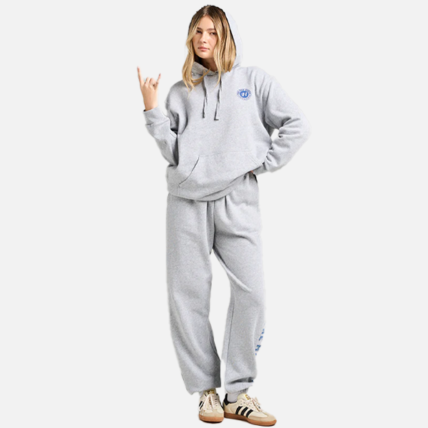 The Mad Hueys Star Pirates Life Hood - Grey Marle
