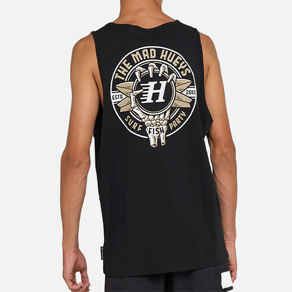 The Mad Hueys Surf Hueys Tank - Black