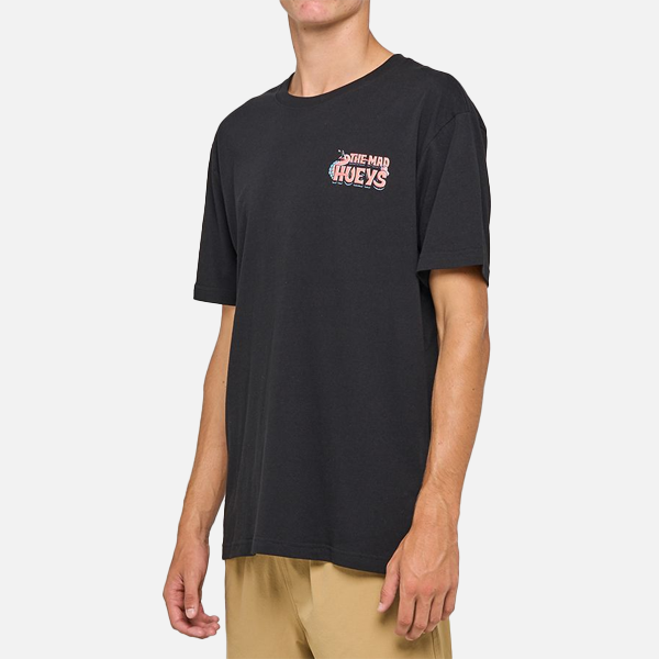 The Mad Hueys Tropic Octopissed Tee - Black