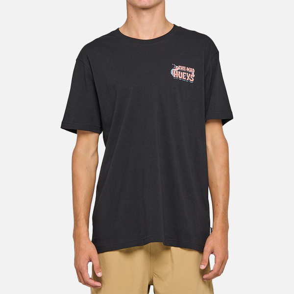 The Mad Hueys Tropic Octopissed Tee - Black