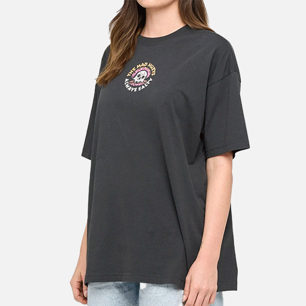 The Mad Hueys Always Salty OS Tee - Vintage Black