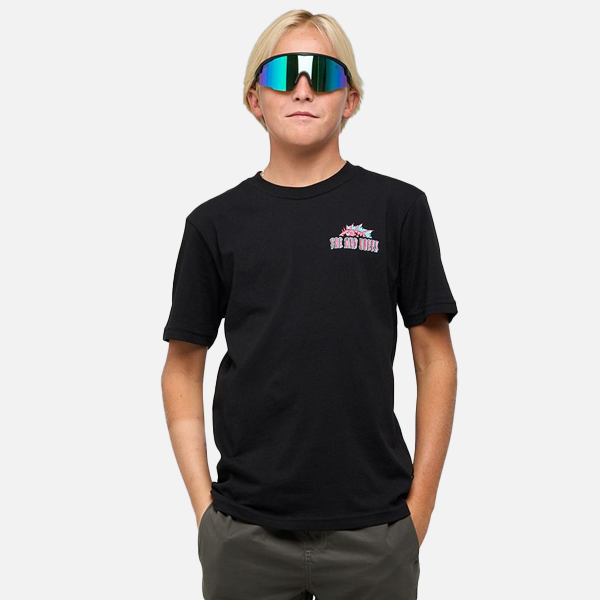 The Mad Hueys Youth King Cod Codzilla Tee - Black
