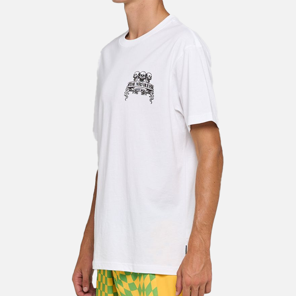 The Mad Hueys  Triple Anchor Tee - White