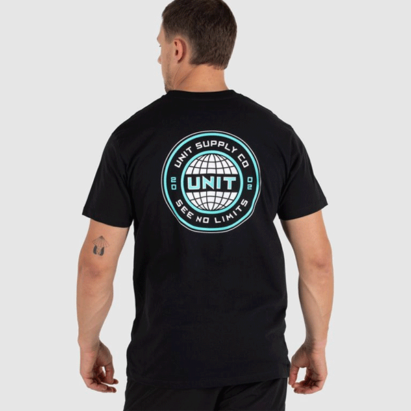 Unit Capital Tee - Black