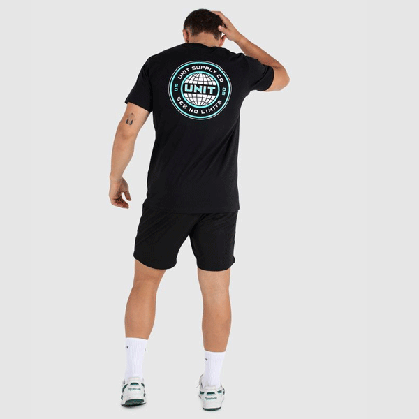 Unit Capital Tee - Black
