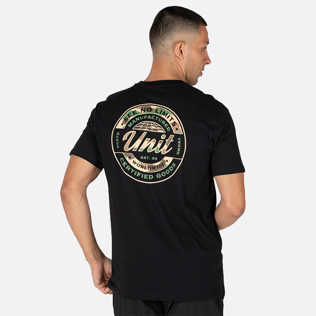 Unit Crossover Tee - Black