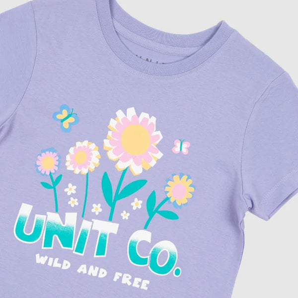 Unit Grow Kids Tee - Lavender
