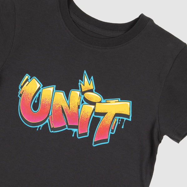 Unit Tagged Kids Tee - Washed Black