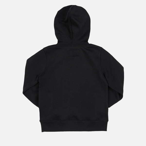 Black hoodie on a white background