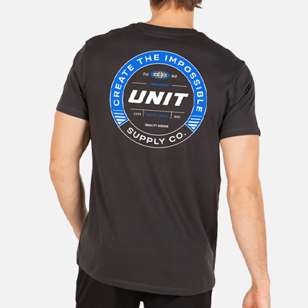 Unit Metric Tee - Washed Black