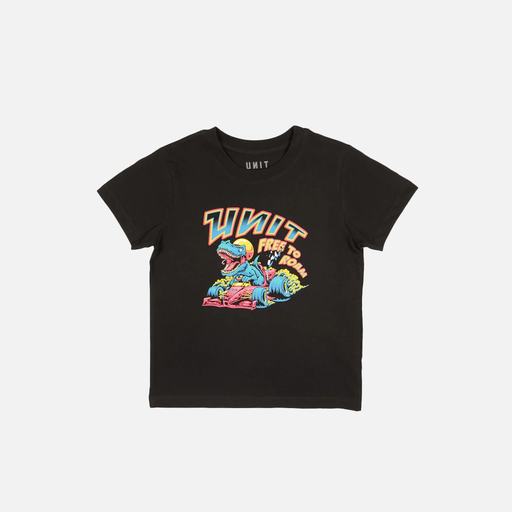 Unit Roam Kids Tee - Black
