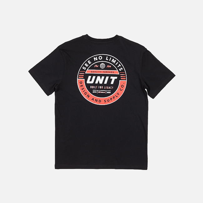 Unit Segment Tee - Black