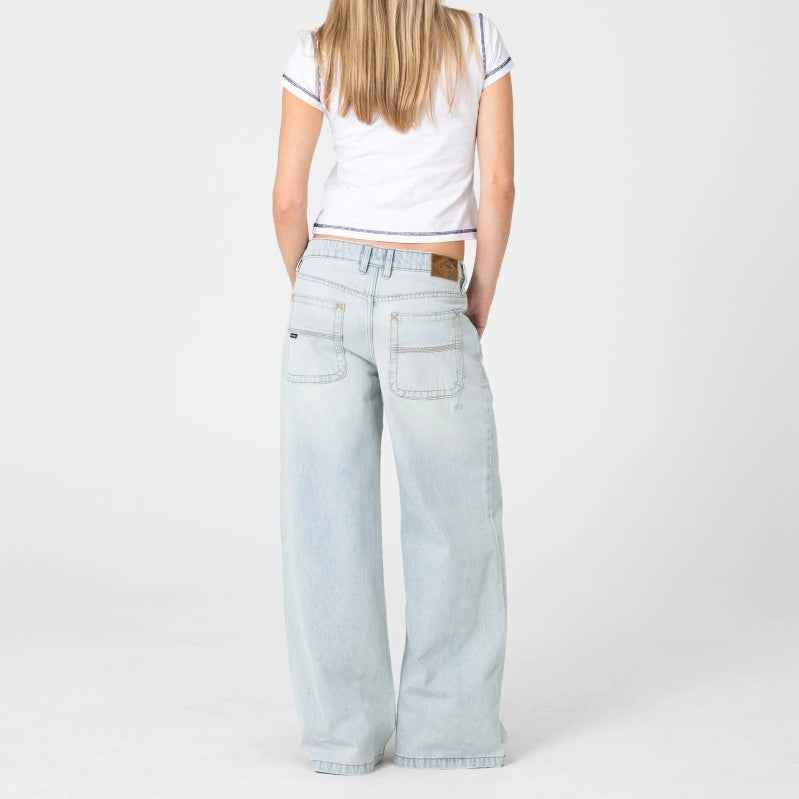 Rusty Wendy Wide Low Rise Jean 2.0 - Worn Out