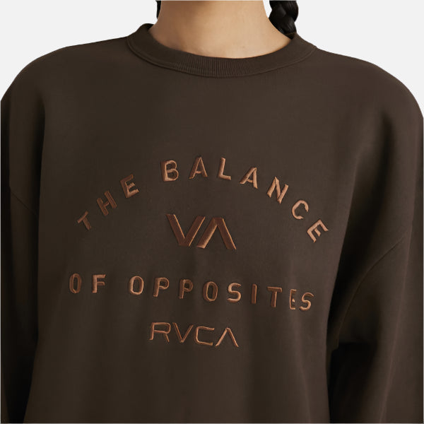 RVCA Bold RVCA Vintage Crew - Chocolate