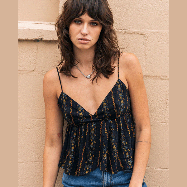 Volcom Bad Beaches Only Top - Black