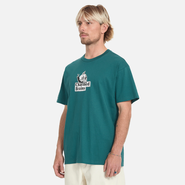 Volcom Charmed Brains Tee - Rifle Green
