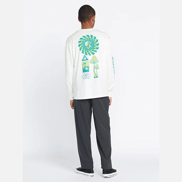Volcom FTY Molchat LS Tee - Off White