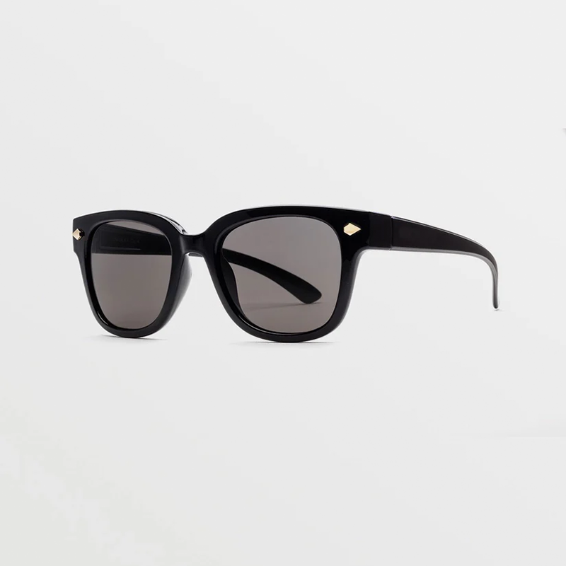 Volcom Freestyle Sunglasses - Gloss Black/Grey