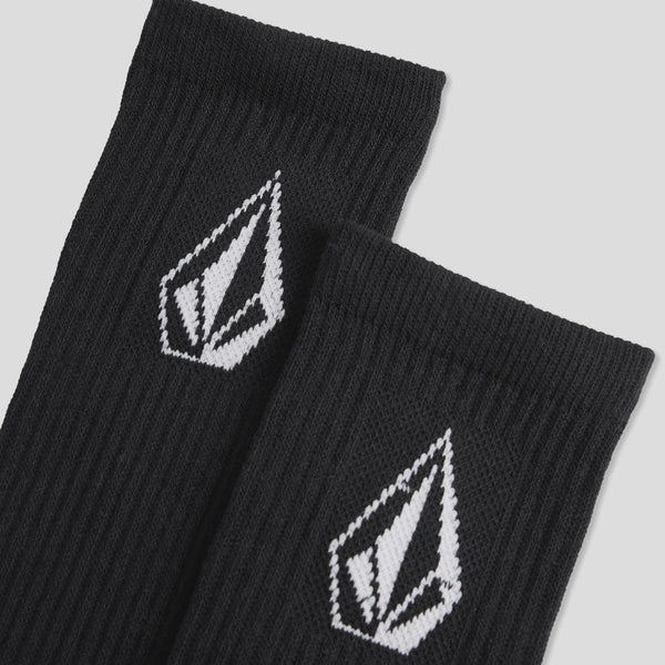 Volcom Full Stone Sock 3Pack - Black