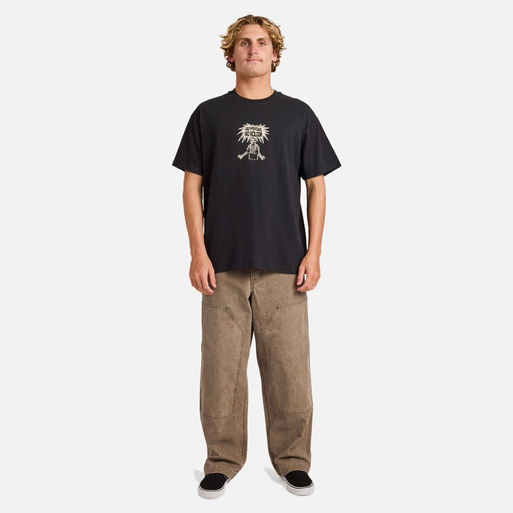 Volcom I Go Psycho LS Tee - Black - view 4 | Propaganda Streetwear & Skate