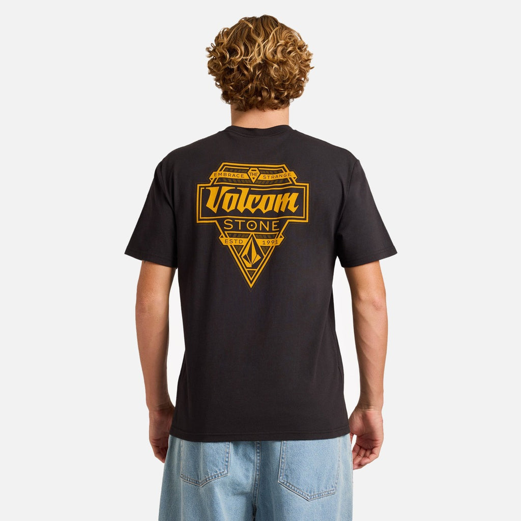 Volcom Linear Tee - Black - view 2 | Propaganda Streetwear & Skate