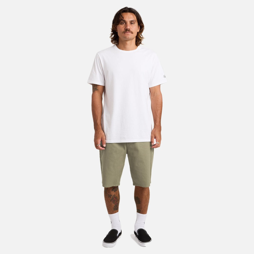 Volcom Modown Canvas 5 Pocket Short - Teak - view 4 | Propaganda Streetwear & Skate
