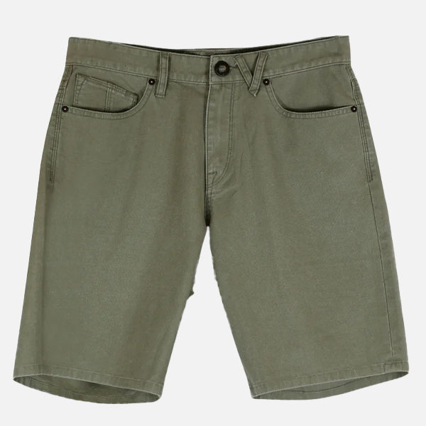 Volcom Modown Canvas 5 Pocket Short - Army Combo