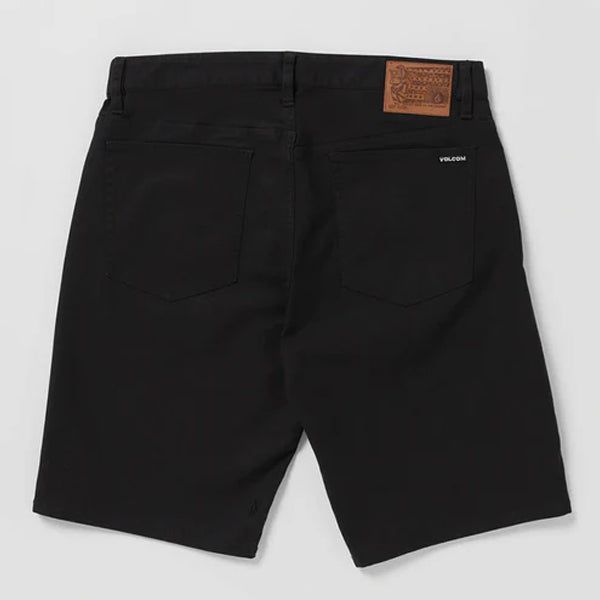 Volcom Modown Canvas 5 Pocket Short - Black