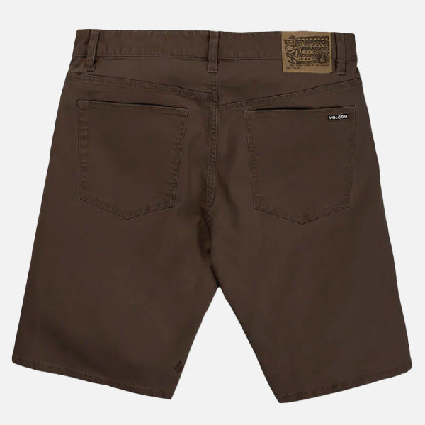 Volcom Modown Canvas 5 Pocket Short - Wren Brown