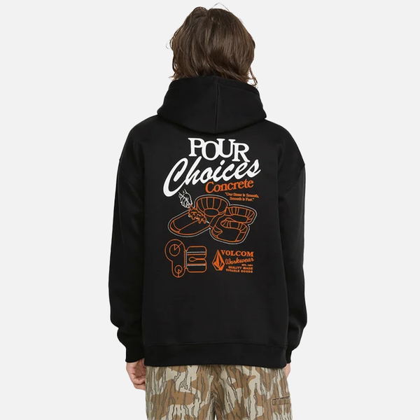 Volcom Pour Choices Hood - Black