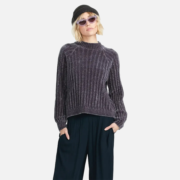 Volcom She Savage Sweater - Dark Grey