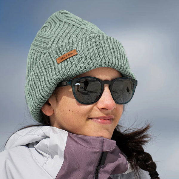 Volcom Stone Knit Beanie - Lichen Green 