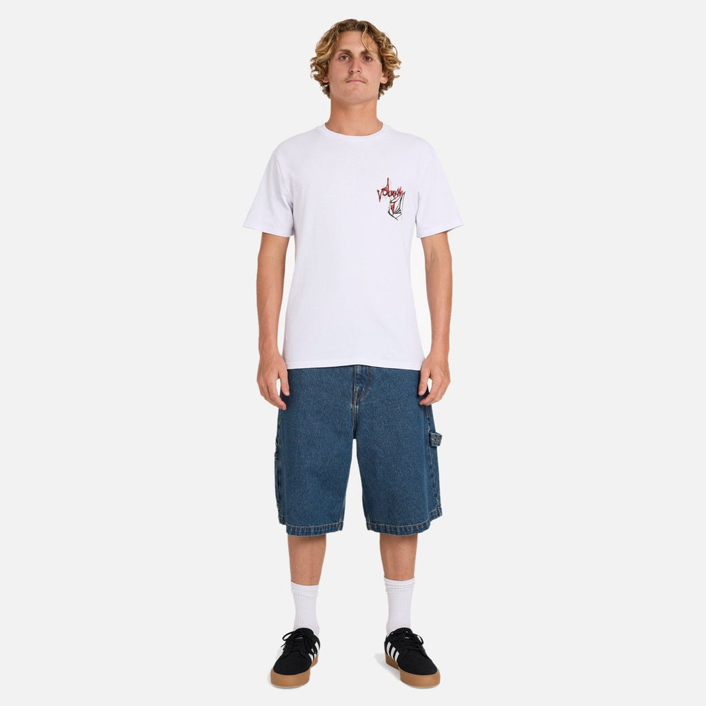 Volcom Stone Script Tee - White - view 4 | Propaganda Streetwear & Skate