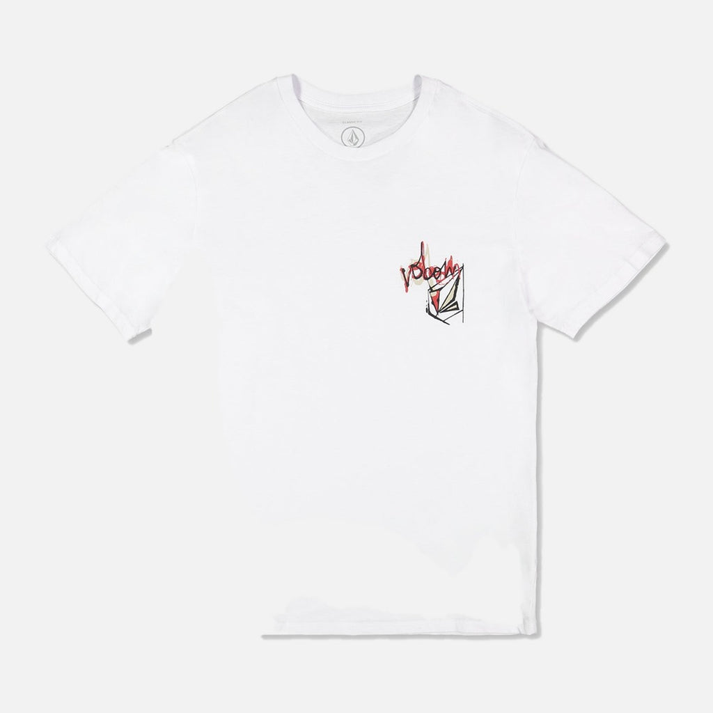 Volcom Stone Script Tee - White - view 5 | Propaganda Streetwear & Skate