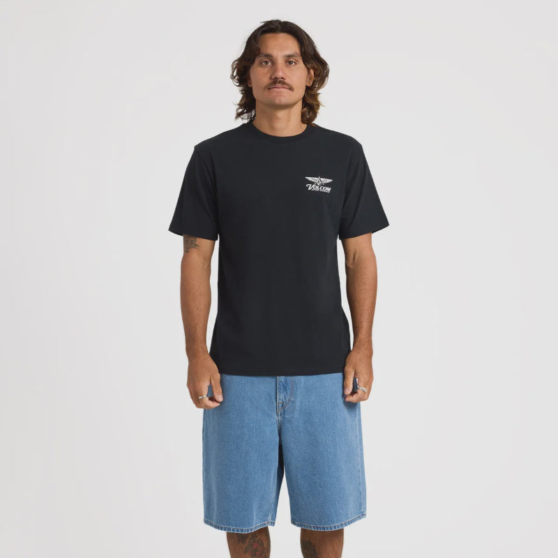 Volcom Stone Wing Tee - Black