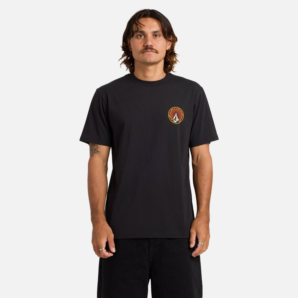 Volcom Warpstone Tee - Asphalt Black | Propaganda Streetwear & Skate